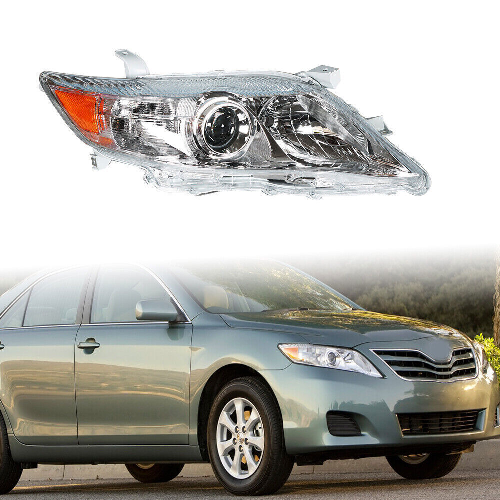 Passenger Headlight For 2010-2011 Toyota Camry LE/XLE US Chrome Housing