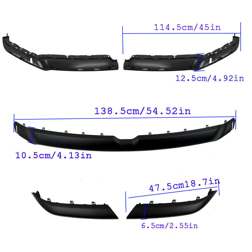 Grille Base Bracket Support&Upper Grille Molding For 2019-2022 Ram 1500