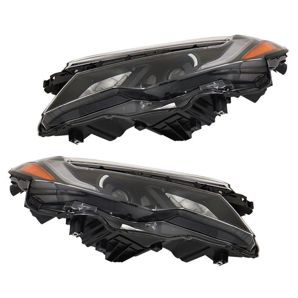 LH+RH W/LED Low Beam+DRL Headlight For 16-18 Pilot ELITE&19-21 Passport
