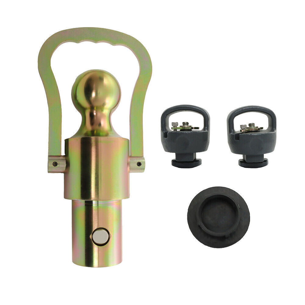 30000 lbs Capacity Gooseneck Ball & Safety Chain Kit For Ram Trucks