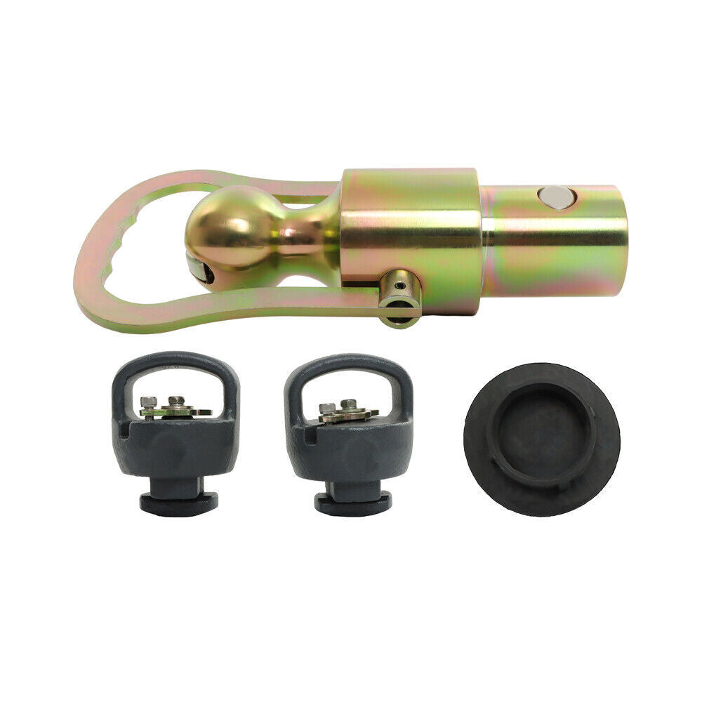 30000 lbs Capacity Gooseneck Ball & Safety Chain Kit For Ram Trucks