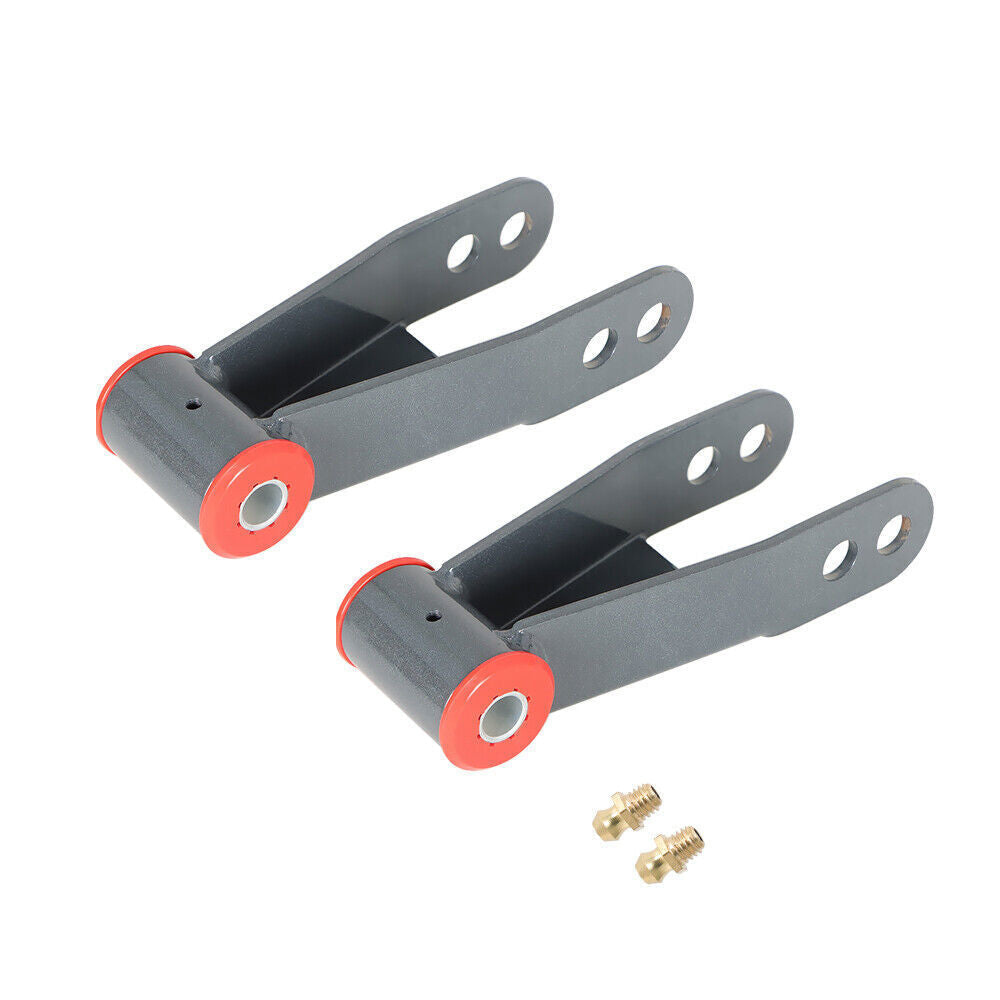 2" Rear Drop Shackle Lowering Kit For 1965-1972 Ford F100 2WD 2PCS