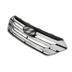 Front Grille+Fog Light Bezels For Hyundai Santa Fe Sport 2013-2016 5 Pcs
