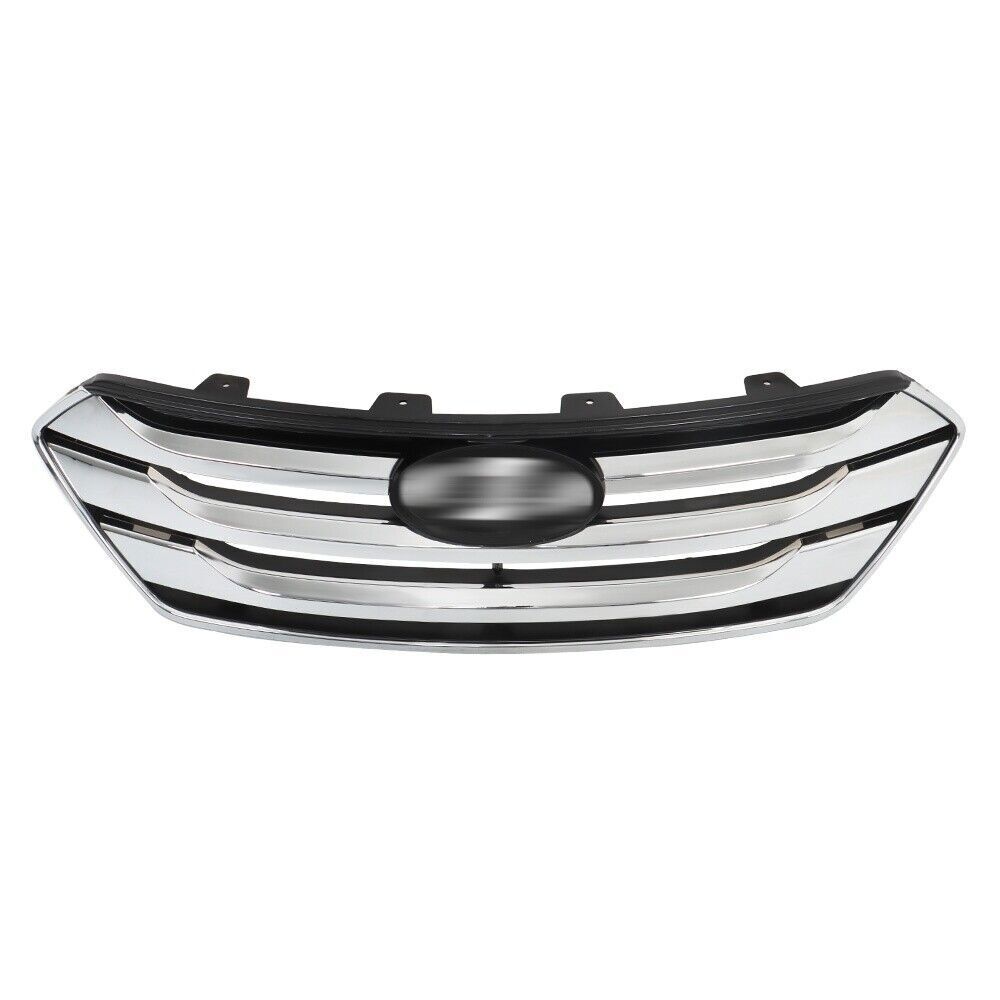Front Grille+Fog Light Bezels For Hyundai Santa Fe Sport 2013-2016 5 Pcs