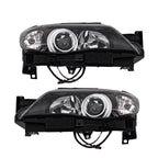 LH+RH Headlights For 2008-2011 Subaru Impreza Factory Headlamps Black