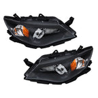 LH+RH Headlights For 2008-2011 Subaru Impreza Factory Headlamps Black