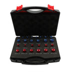 Nut and Bolt Thread Checker - 26 PCS Nut and Bolt Gauges (12 Metric & 14 Inch)