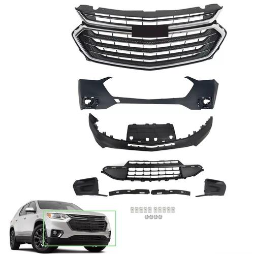 Front Bumper Assembly For 2018-2021 Chevy Traverse W/o Fog Light