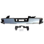 Rear Bumper Assembly For 2014-18 Chevy Silverado GMC Sierra 1500 Chrome