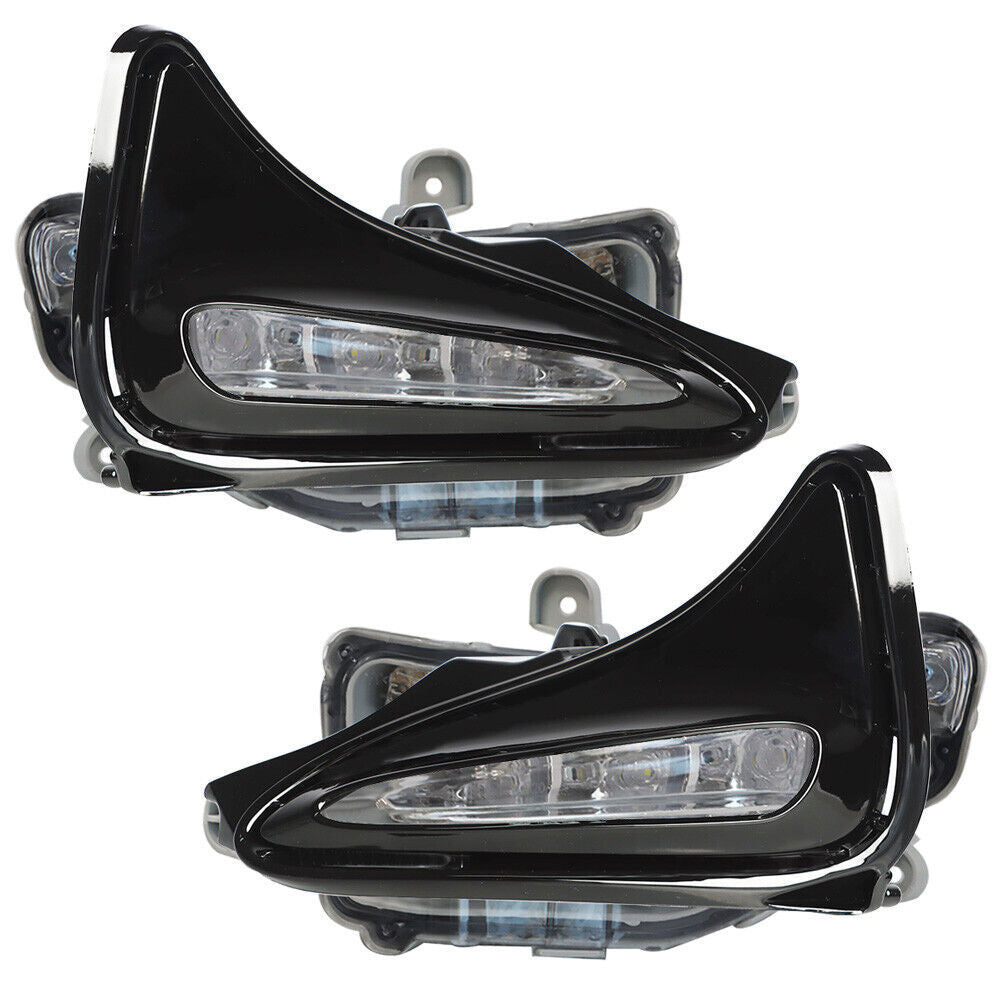 RH+LH LED Bumper Fog Lights Driving Lamps For 2017-2019 Toyota Corolla