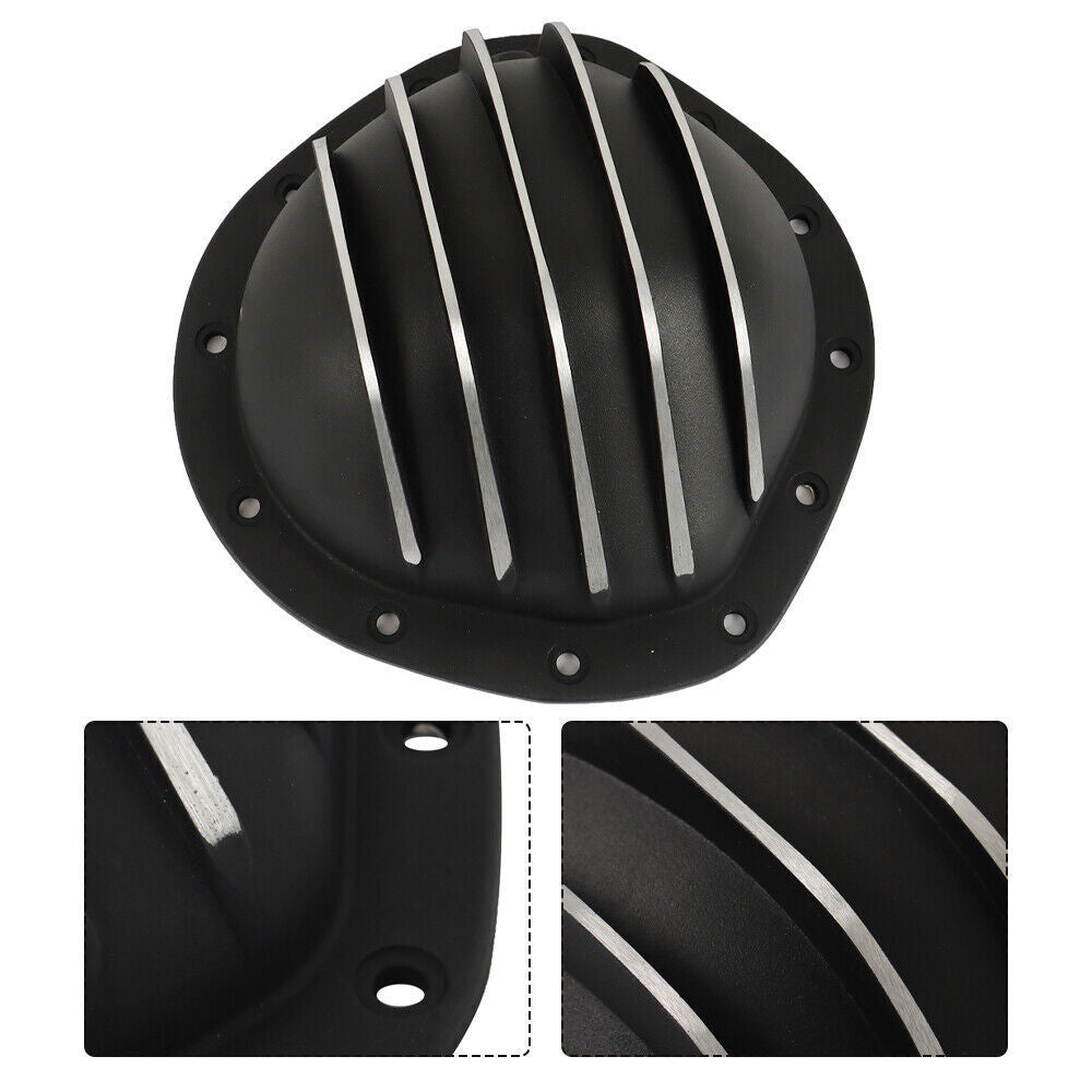 12 Bolt Black Aluminum Differential Rear End Cover For Chevy C10 8.75"
