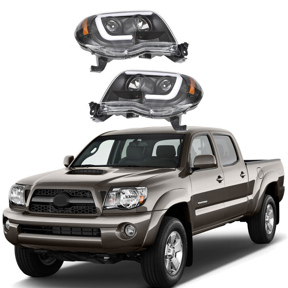 Right+Left Headlights For 2005-2011 Toyota Tacoma LED Projector Factory