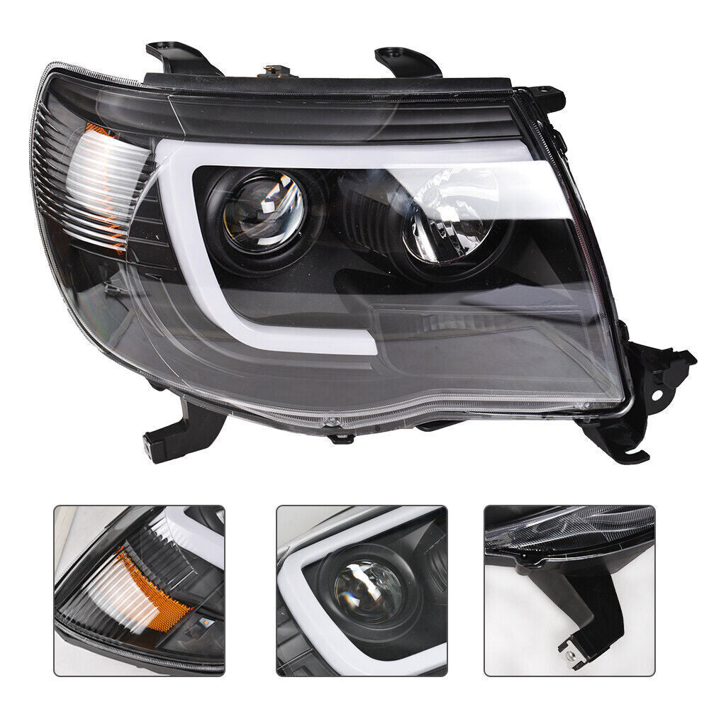 Right+Left Headlights For 2005-2011 Toyota Tacoma LED Projector Factory