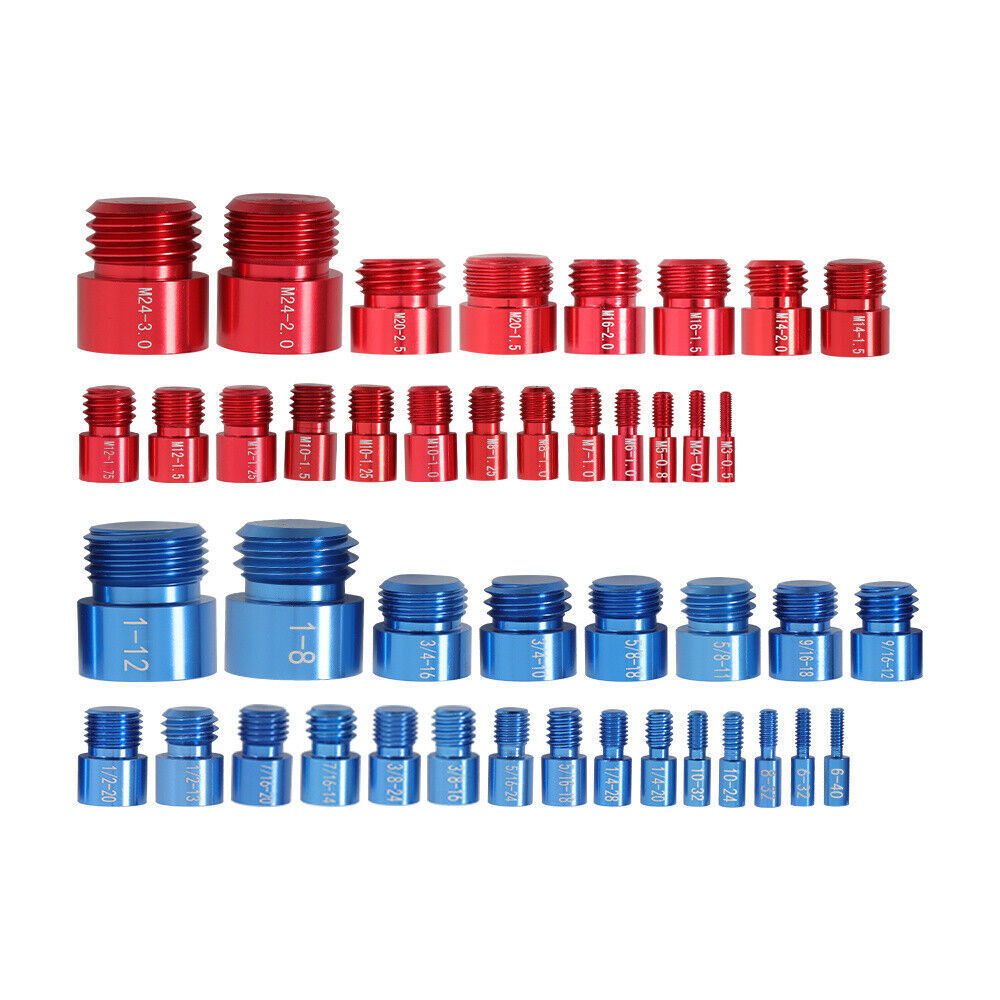 23 Inch & 21 Metric Nut Bolt Thread Checker Identifier Thread Gauge Box