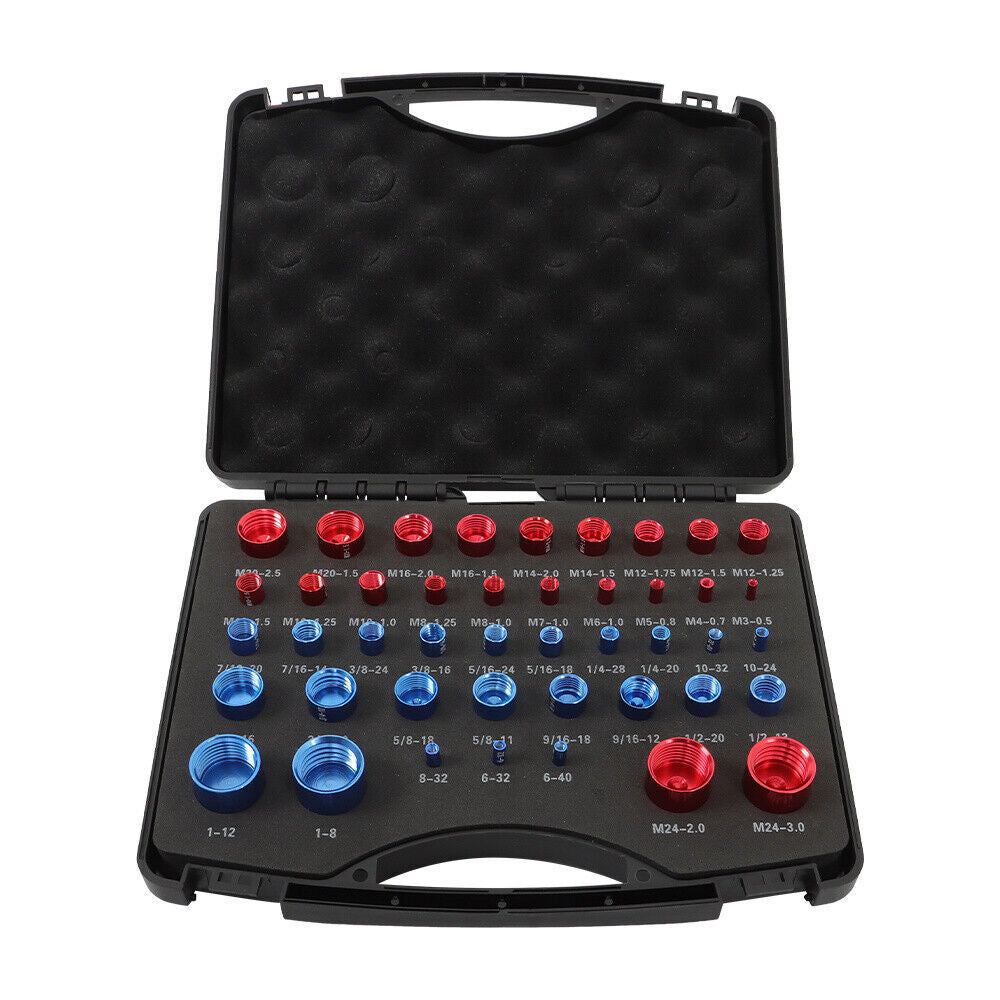 23 Inch & 21 Metric Nut Bolt Thread Checker Identifier Thread Gauge Box