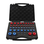 23 Inch & 21 Metric Nut Bolt Thread Checker Identifier Thread Gauge Box