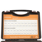 23 Inch & 21 Metric Nut Bolt Thread Checker Identifier Thread Gauge Box