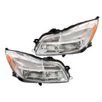 Left+Right Headlight For 2011-2013 Buick Regal Halogen Headlamp Chrome