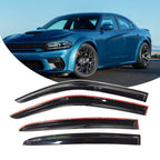 Window Visors For 2011-2020 Dodge Charger Sun Rain Guard Deflectors