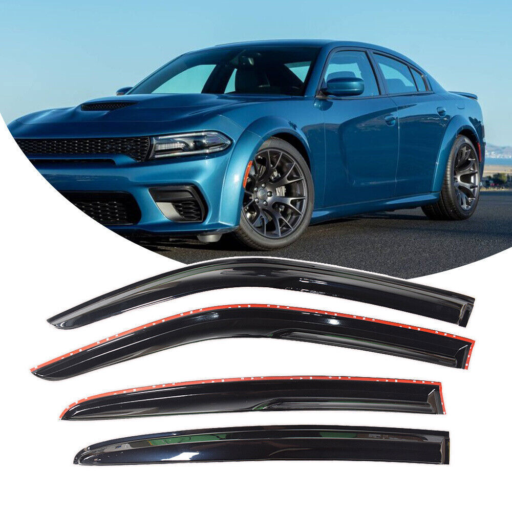 Window Visors For 2011-2020 Dodge Charger Sun Rain Guard Deflectors