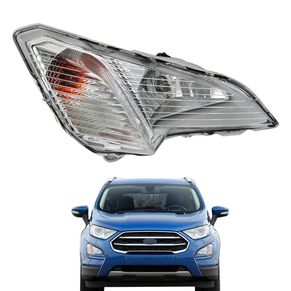 Front RH Fog Light Bumper Driving Clear Lamp For 2018-2021 Ford Ecosport
