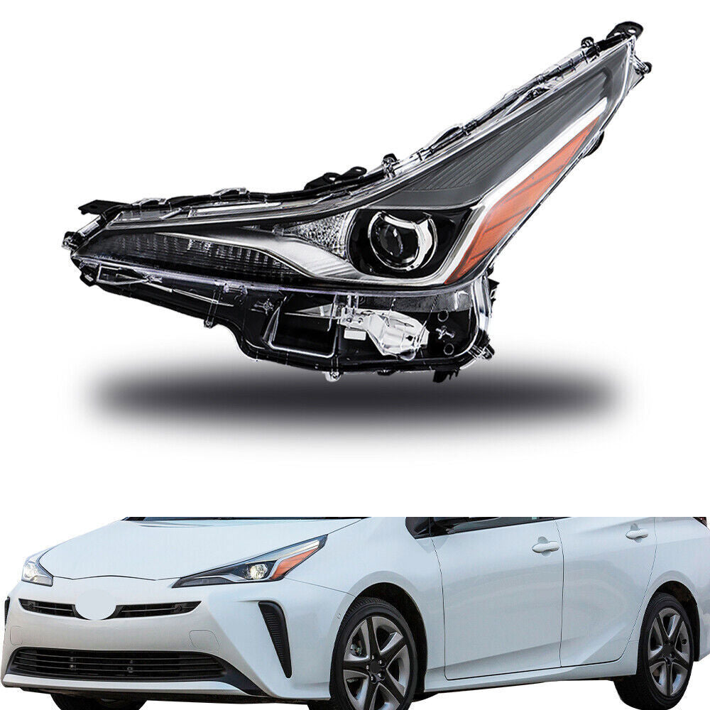 Driver Left Headlight For 2019 2020 2021 2022 Toyota Prius LED Headlamps