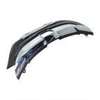 Front Bumper Grille For 2019-2021 Honda Hrv Hr-v W/ Black Chrome Plastic