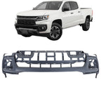 Front Bumper Cover For 21-22 Chevrolet Chevy Colorado w/o Tow Hook Hole