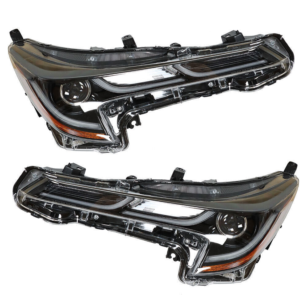 Left+Right Headlight For 2020-2021 Toyota Corolla SE XSE LED Black