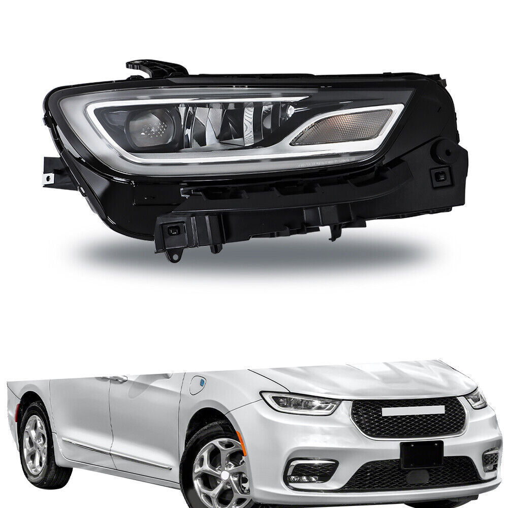 Right Headlights For 2021-2023 Chrysler Pacifica Passenger Side LED Type