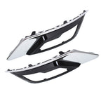 Fog Light Lamp Cover Bezel For 2017-2018 Ford Fusion LH+RH Side Chrome