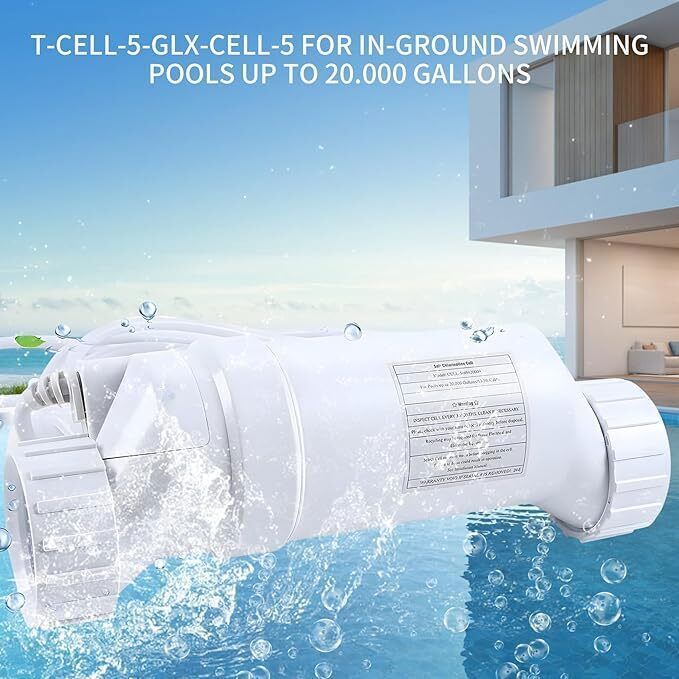 For Hayward GLX-CELL-5 Swimming Pool Salt Chlorine Generator 20,000 Gallons