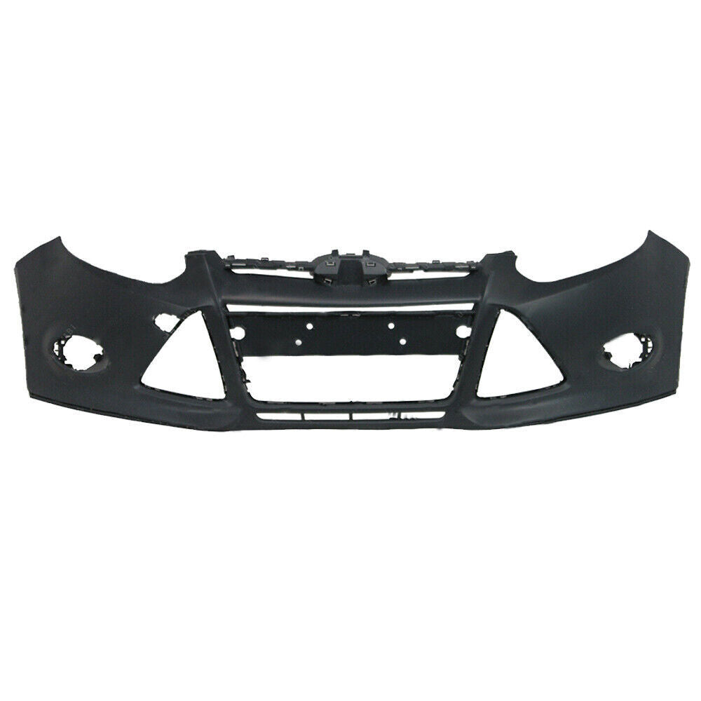 Front Bumper Cover For 2012-2014 Ford Focus Sedan W/ Tow Hole Primered