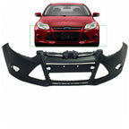 Front Bumper Cover For 2012-2014 Ford Focus Sedan W/ Tow Hole Primered