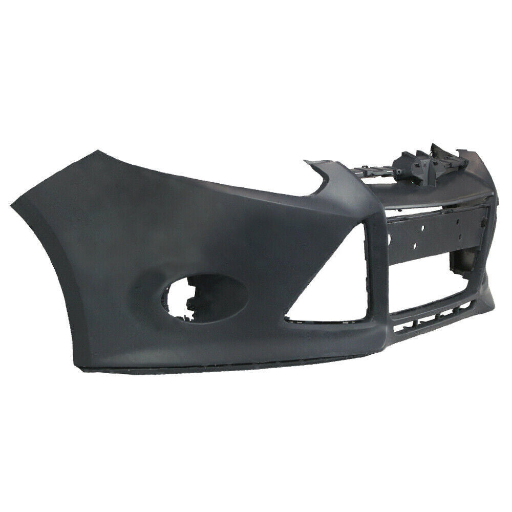 Front Bumper Cover For 2012-2014 Ford Focus Sedan W/ Tow Hole Primered