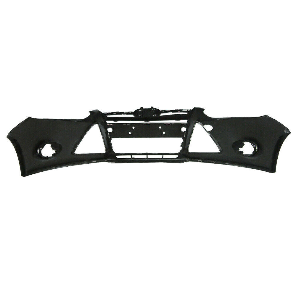 Front Bumper Cover For 2012-2014 Ford Focus Sedan W/ Tow Hole Primered