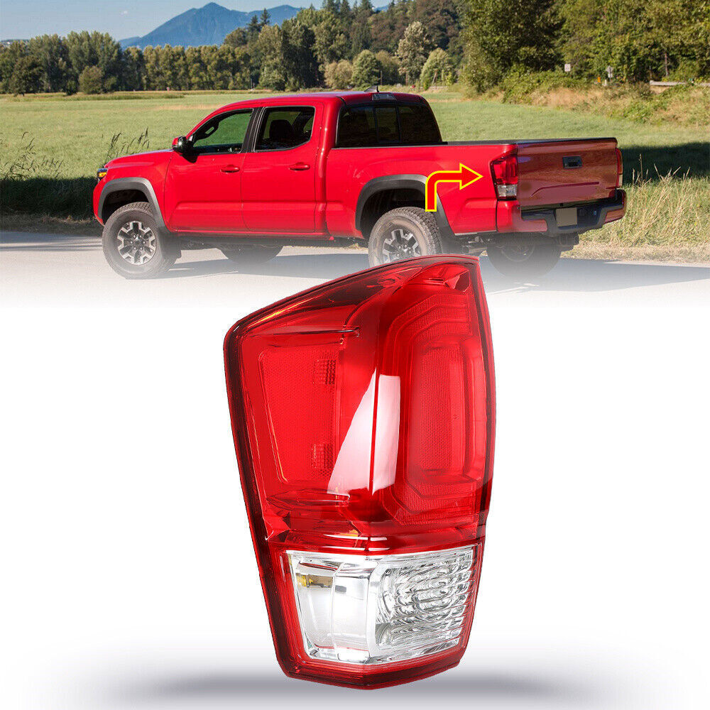 Rear Left Side Tail Light Brake Lamp For 2016-2019 Tacoma SR SR5 Halogen