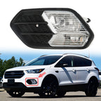 Left Side Bumper Fog Lights For 2017 2018 2019 Ford Escape Lamps+Cover
