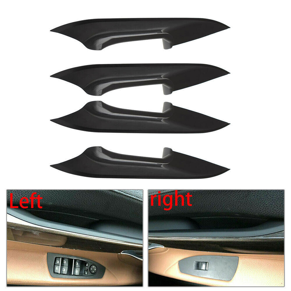 Interior 4 Door Handle Pull Carrier Cover For 2008-14 2015 BMW 7 F01 F02