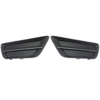 Left+Right Side Fog Light Cover For 2013-2015 Honda Accord Sedan Black