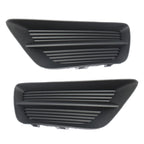 Left+Right Side Fog Light Cover For 2013-2015 Honda Accord Sedan Black