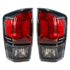 Rear Tail Lights Lamp For 2016-2021 Toyota Tacoma Black Bezel RH+LH