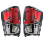 Rear Tail Lights Lamp For 2016-2021 Toyota Tacoma Black Bezel RH+LH