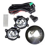 Left+Right LED Fog Lights For 2017-2021 Honda Civic Sedan W/Cable Switch