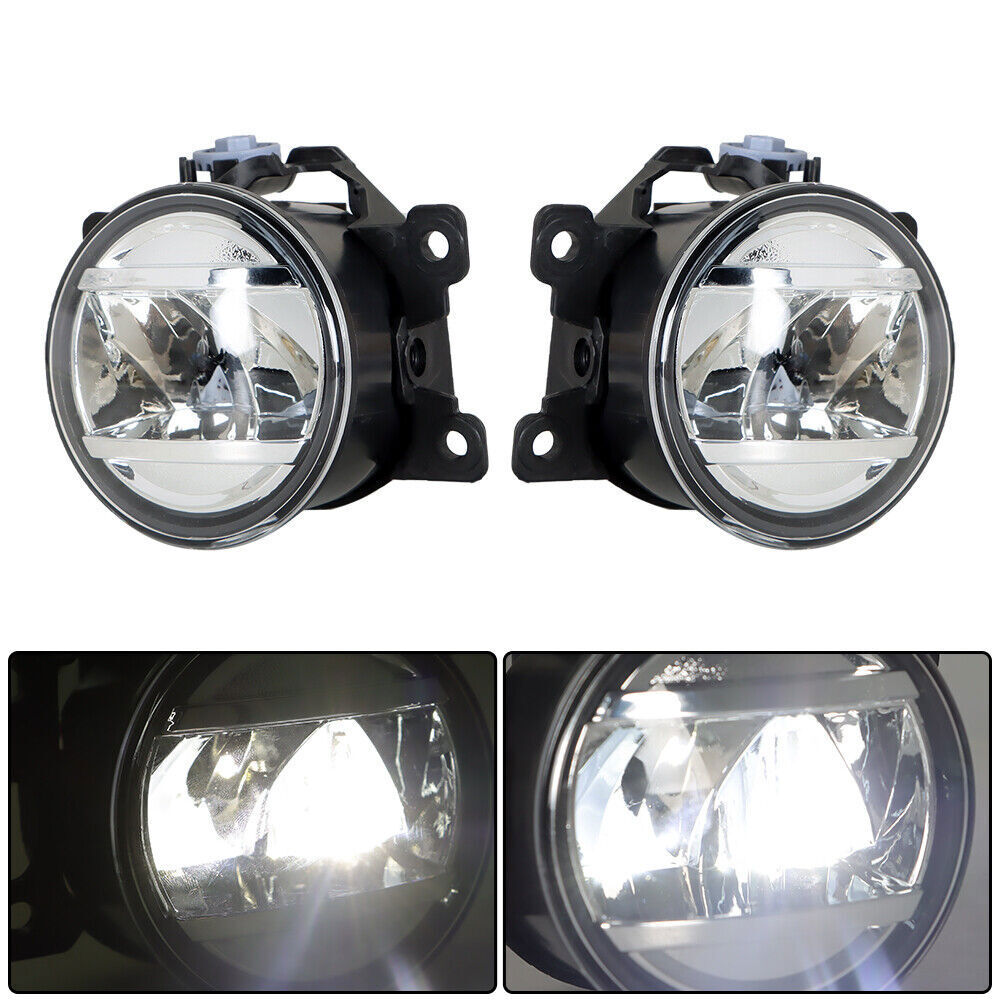 Left+Right LED Fog Lights For 2017-2021 Honda Civic Sedan W/Cable Switch