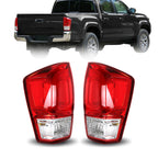 Rear Tail Lights Lamp For 2016-2019 Toyota Tacoma SR SR5 Left+Right Side