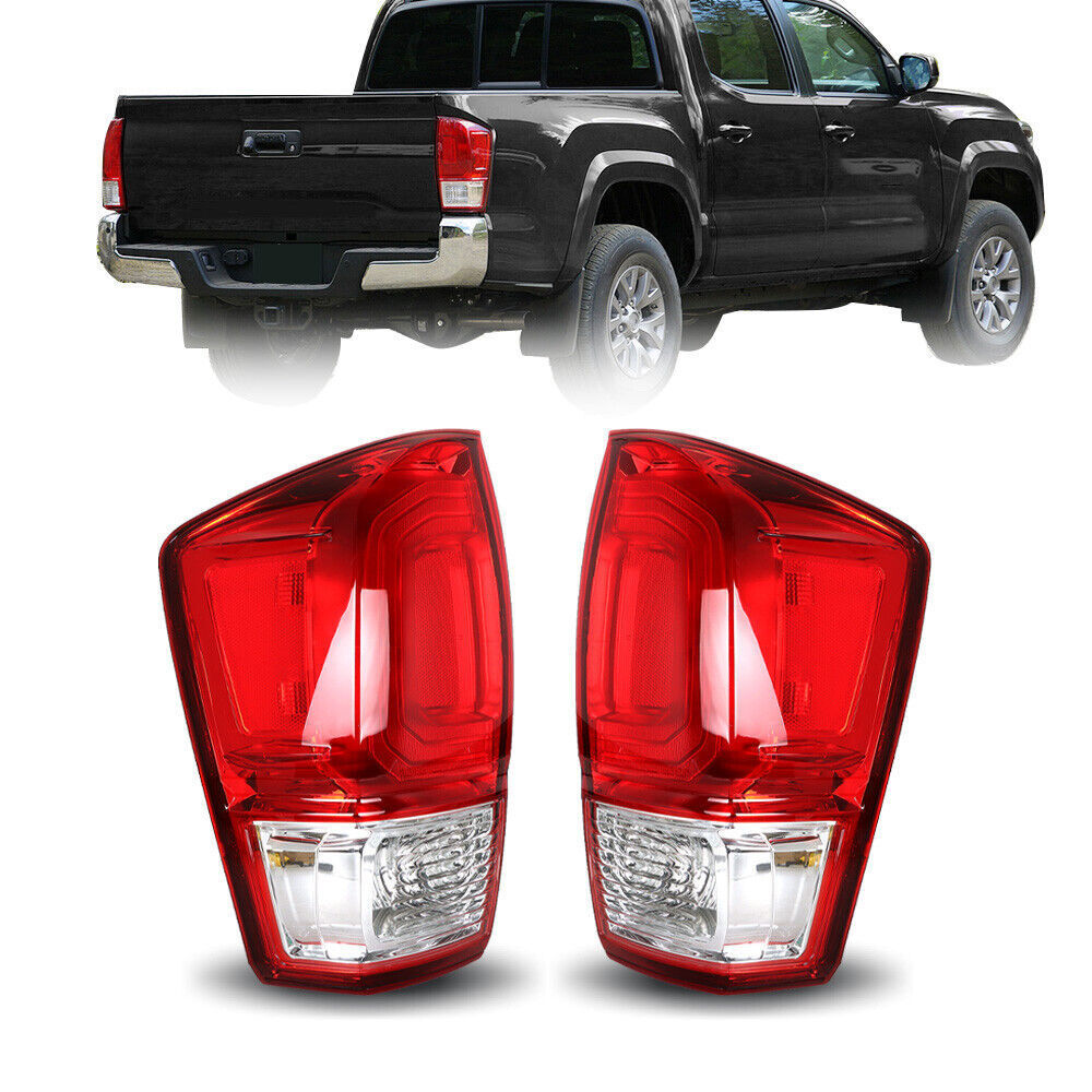 Rear Tail Lights Lamp For 2016-2019 Toyota Tacoma SR SR5 Left+Right Side