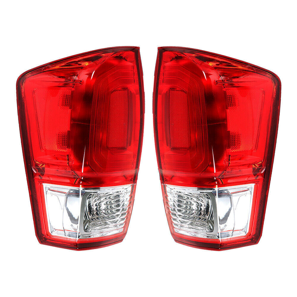 Rear Tail Lights Lamp For 2016-2019 Toyota Tacoma SR SR5 Left+Right Side