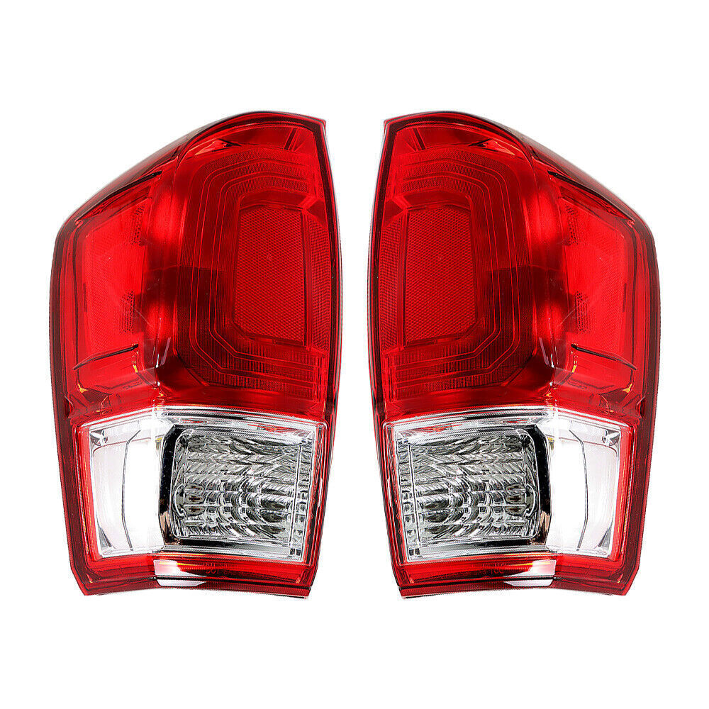 Rear Tail Lights Lamp For 2016-2019 Toyota Tacoma SR SR5 Left+Right Side