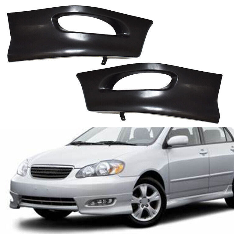 Front Bumper Lip Splitter Wrap Angle For 2005-08 Toyota Corolla S Style